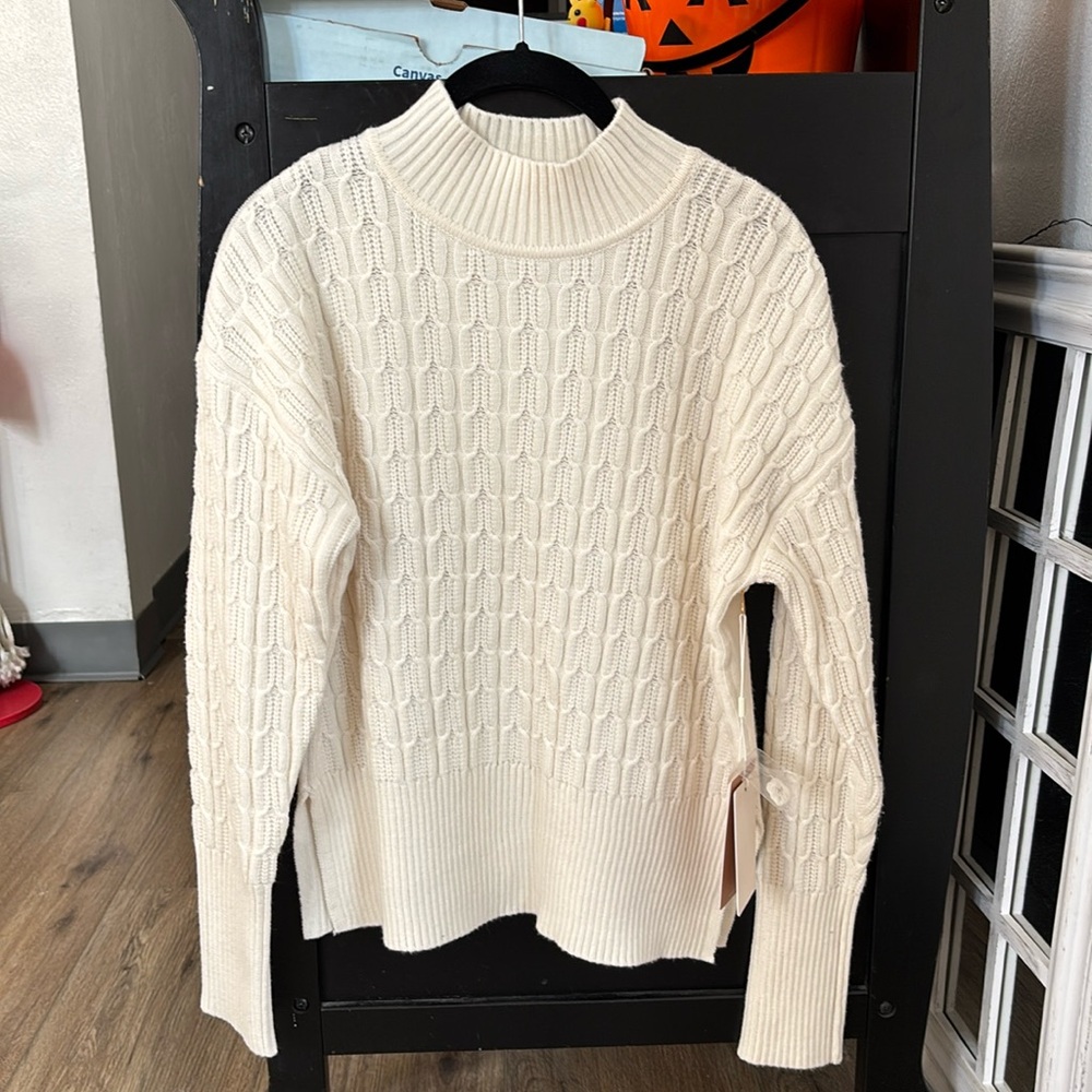 Mock neck sweater